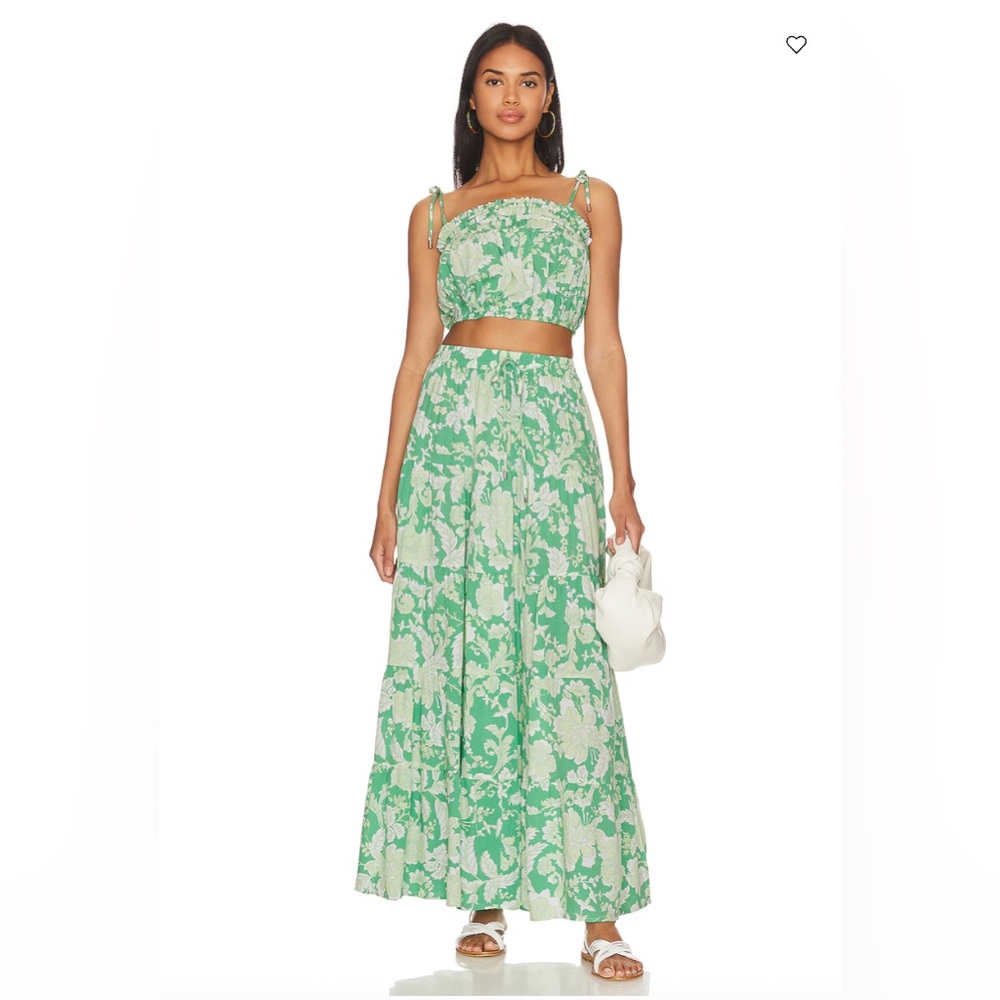 MINKPINK Felicia Crop Cami & Maxi Skirt
